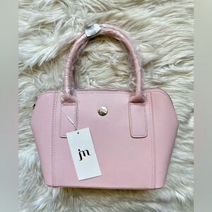 NEW faux leather structured hand bag